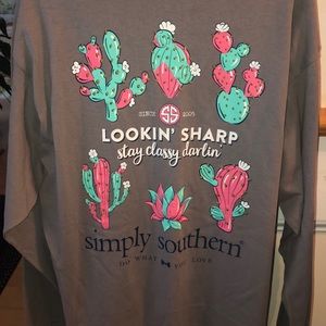NWT Long Sleeve Simply Southern T-Shirt